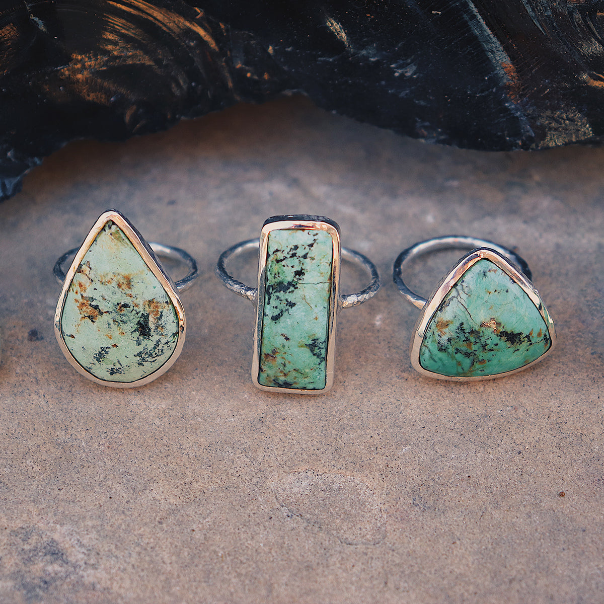 Bedouin Turquoise Elfin Ring