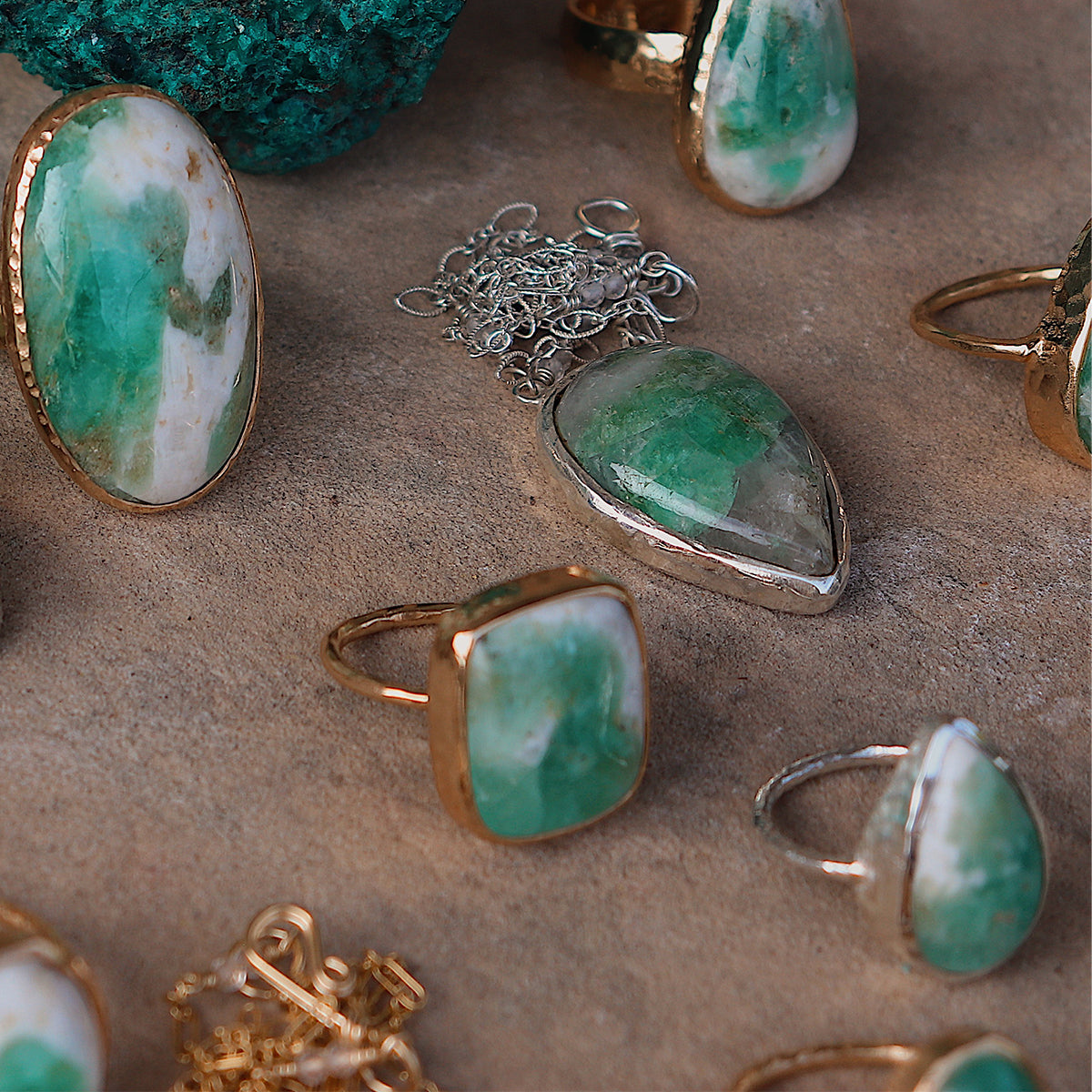 Emerald Quartz Necklace