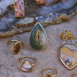 Ocean Jasper Ring