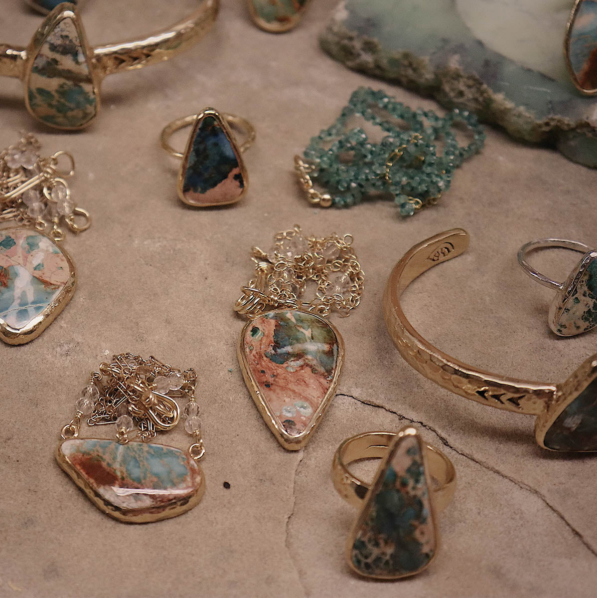 Copper Chrysocolla Necklace