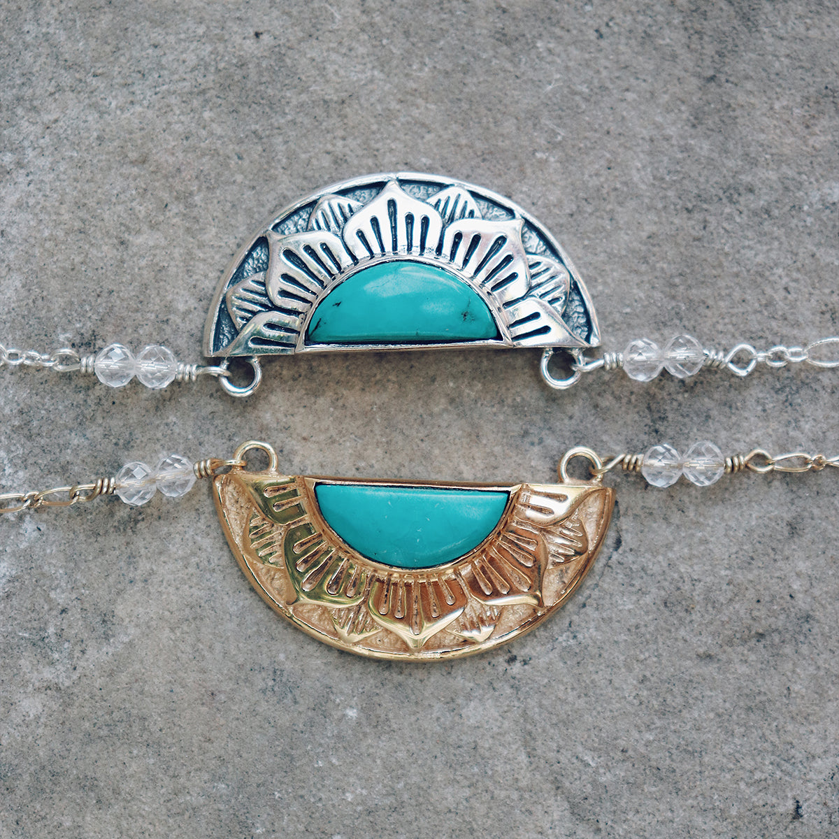 Natural Mystic Necklace || Turquoise