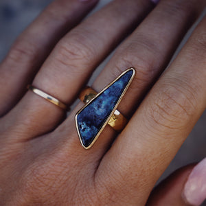 Boulder Opal Ring