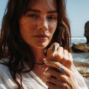 Boulder Opal Elfin Ring