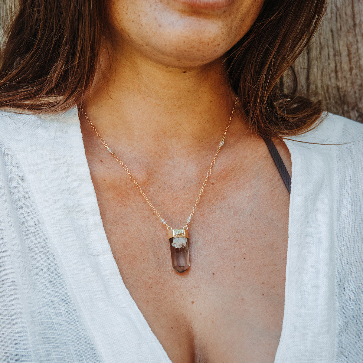 Rose Phantom Wand Necklace