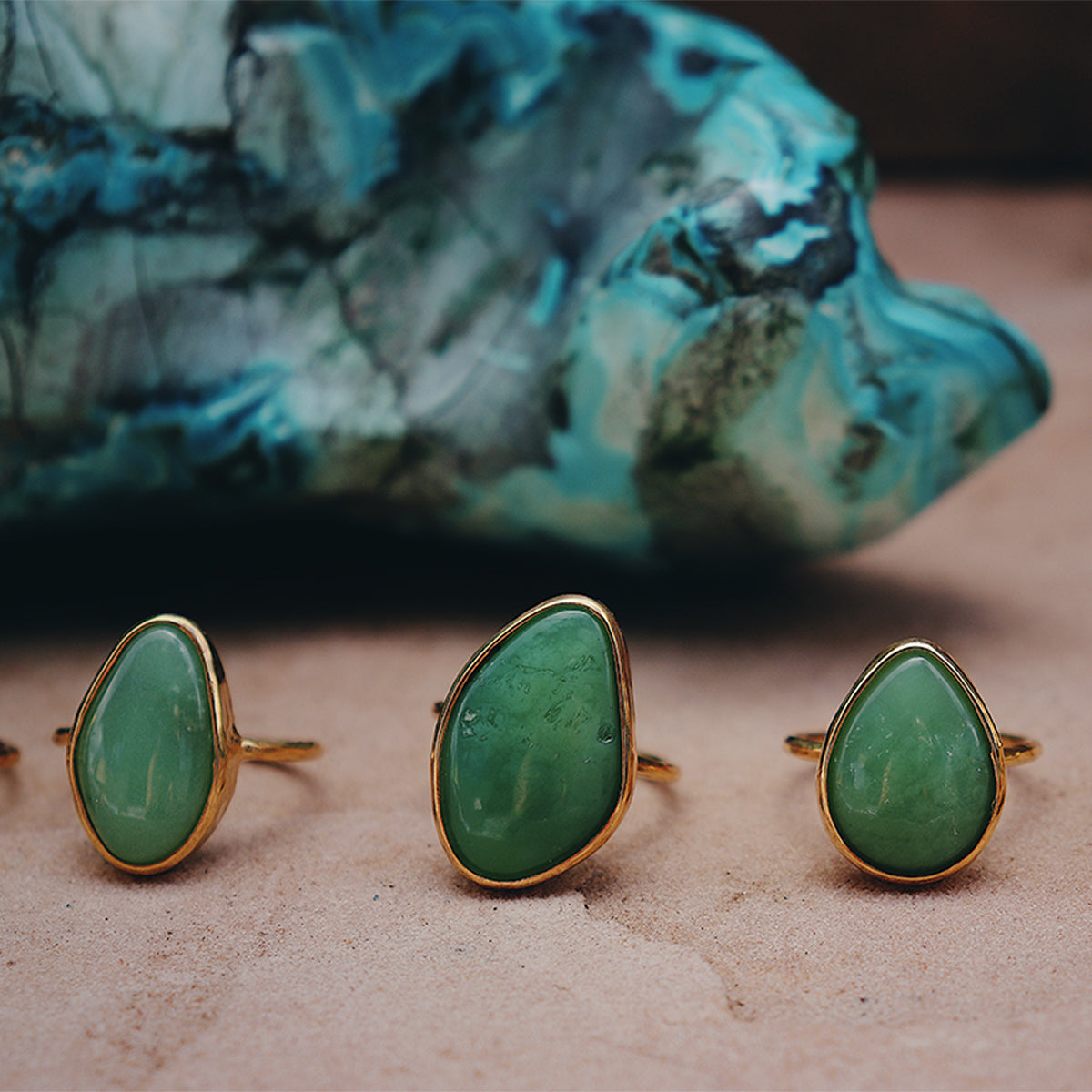 Chrysoprase Elfin Ring