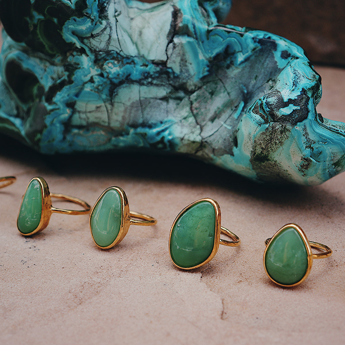 Chrysoprase Elfin Ring