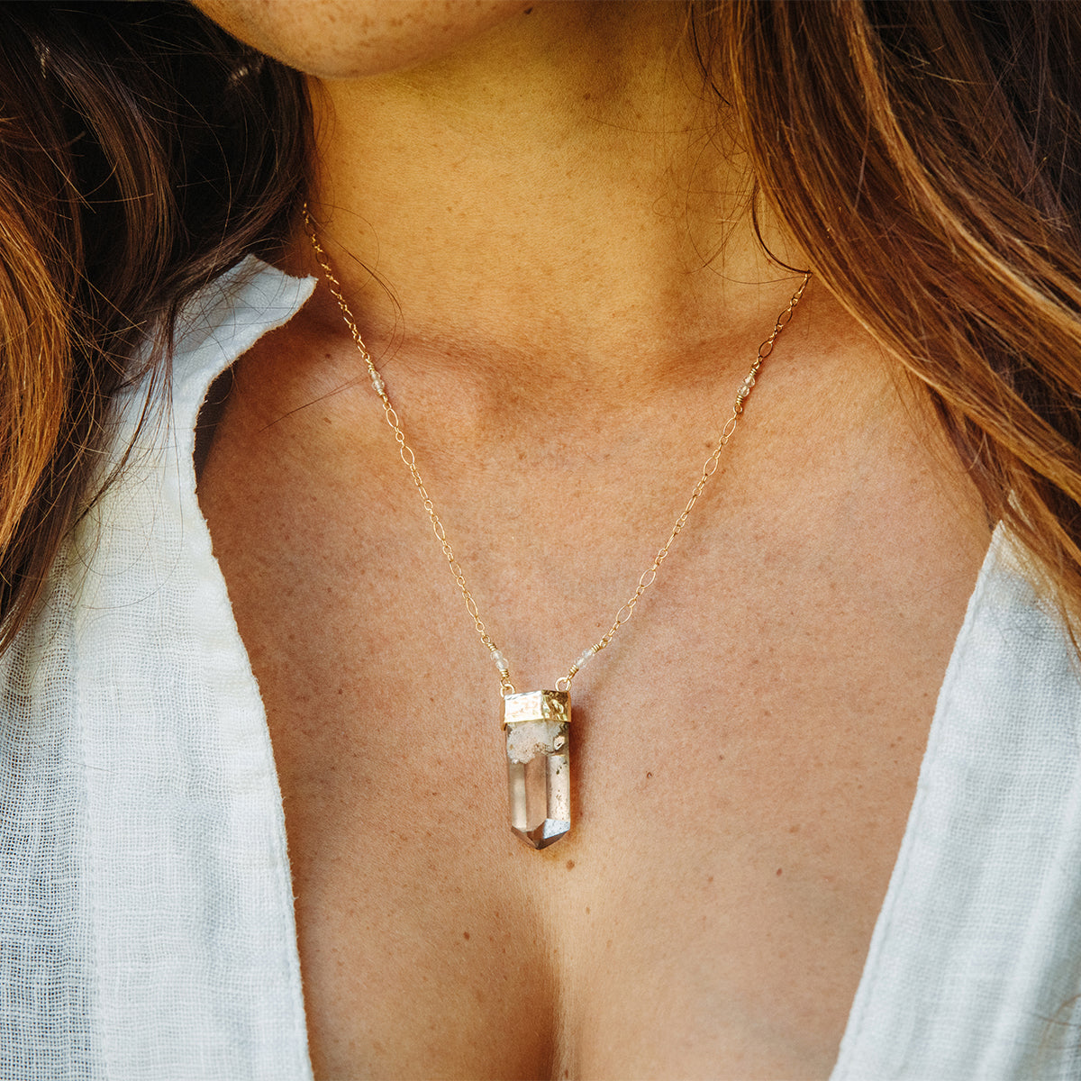 Rose Phantom Wand Necklace