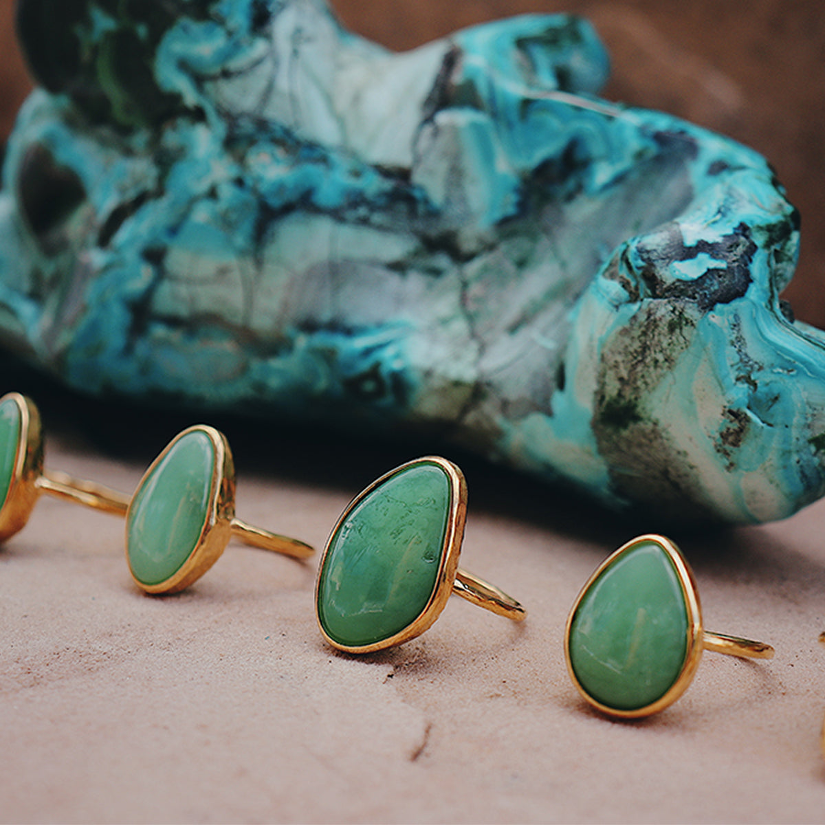 Chrysoprase Elfin Ring