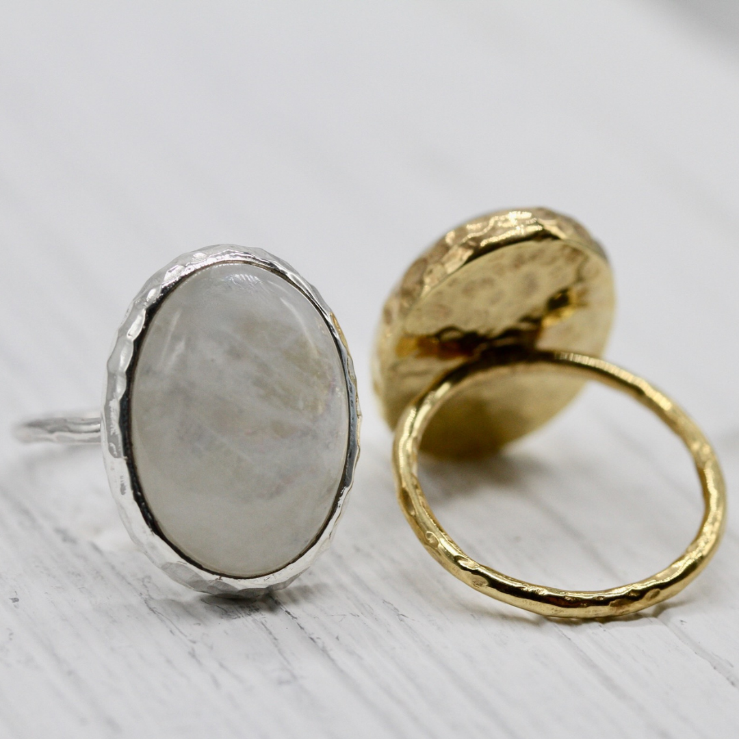 Moonstone Elfin Ring || Oval