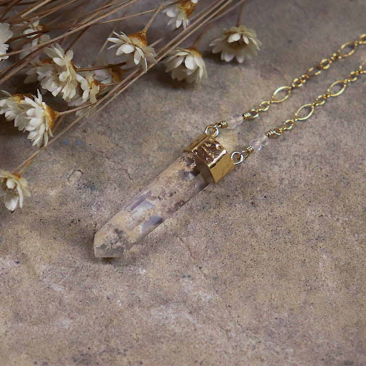 Rose Phantom Wand Necklace