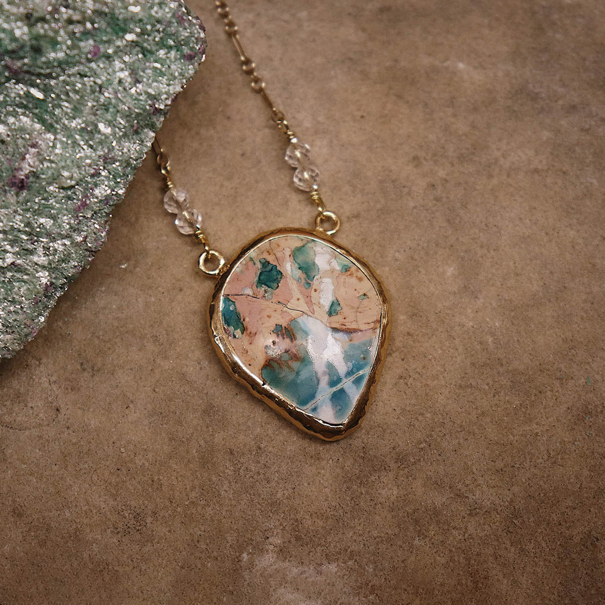 Copper Chrysocolla Necklace