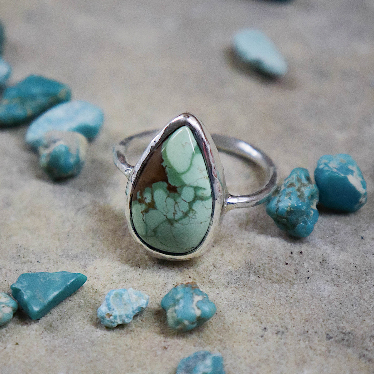 Royston Turquoise Elfin Ring