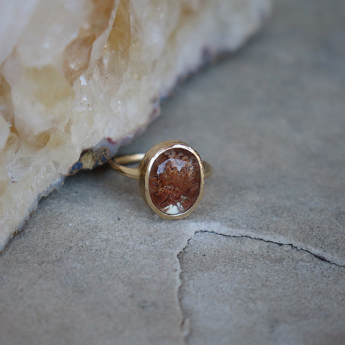 Garden Quartz Elfin Ring