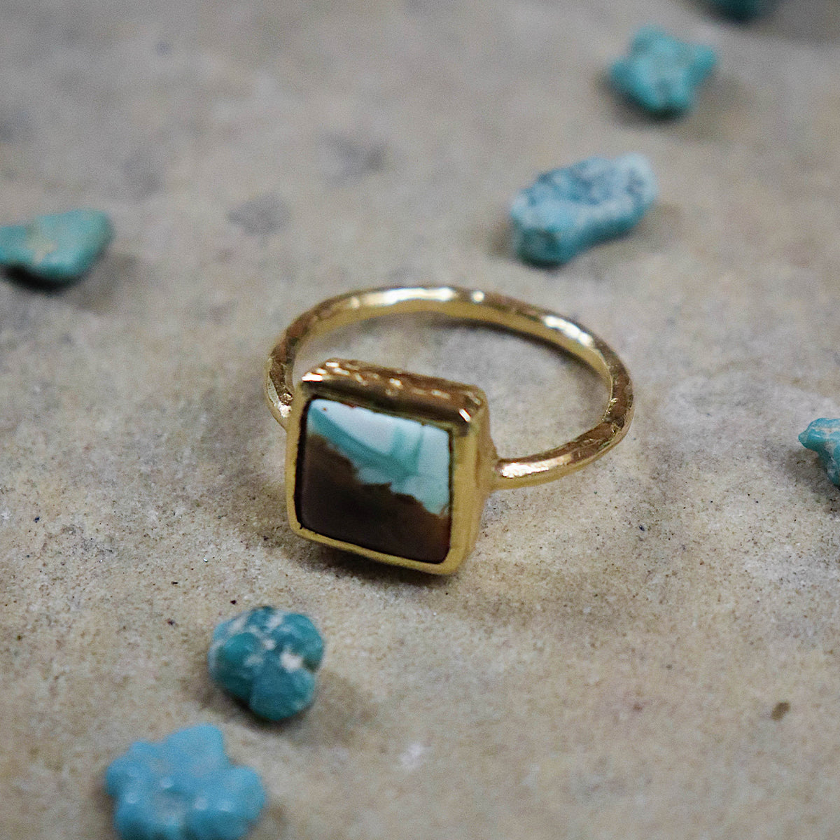 Royston Turquoise Elfin Ring