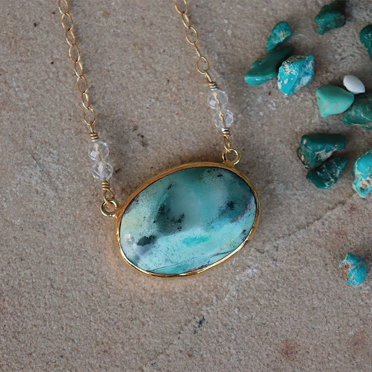 Arizona Chrysocolla Necklace