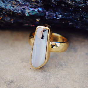 Boulder Opal Ring