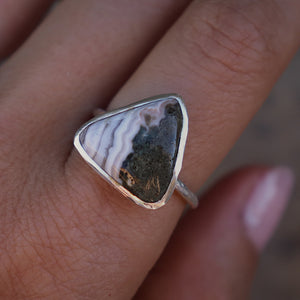 Ocean Jasper Elfin Ring