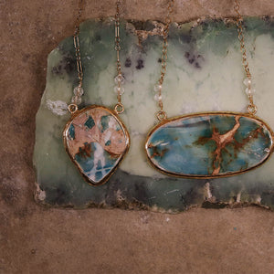 Copper Chrysocolla Necklace