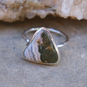 Ocean Jasper Elfin Ring