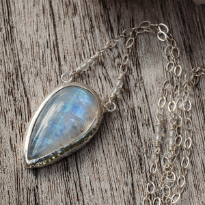 Rainbow Moonstone Necklace