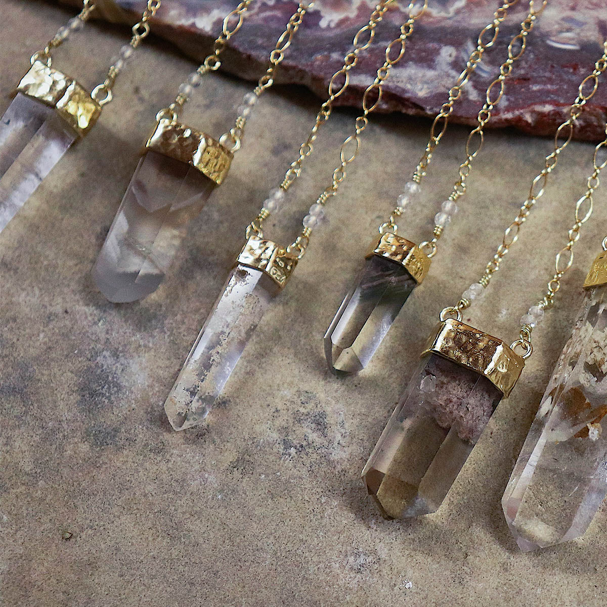 Rose Phantom Wand Necklace