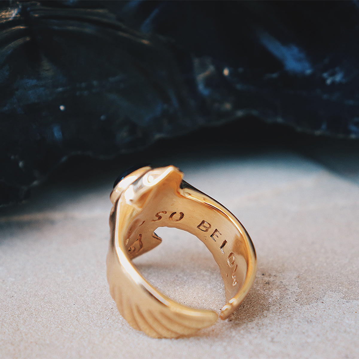 As Above Ring || Obsidian - Bahgsu