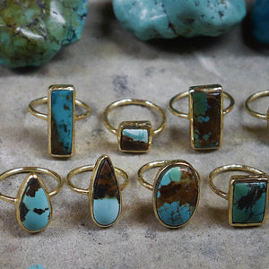 Royston Turquoise Elfin Ring