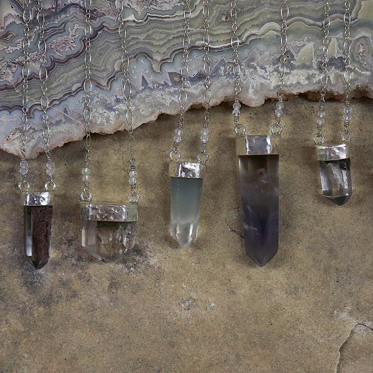 Rose Phantom Wand Necklace