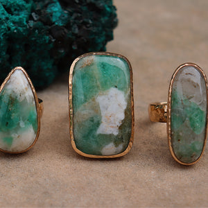 Emerald Quartz Ring