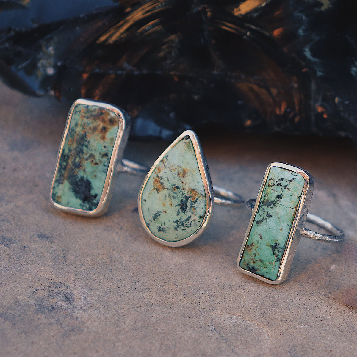 Bedouin Turquoise Elfin Ring