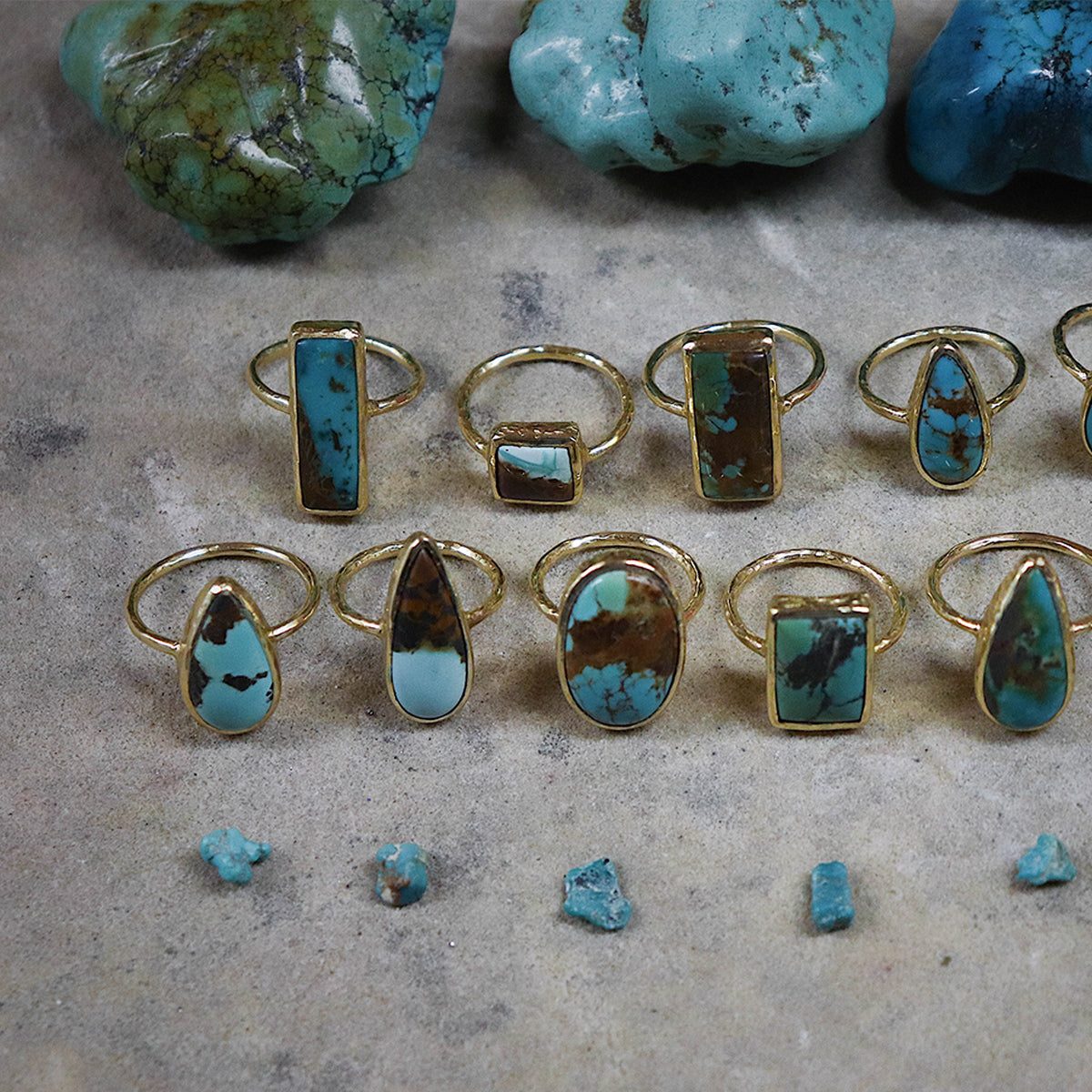 Royston Turquoise Elfin Ring