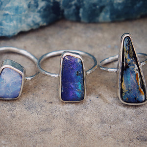 Boulder Opal Elfin Ring