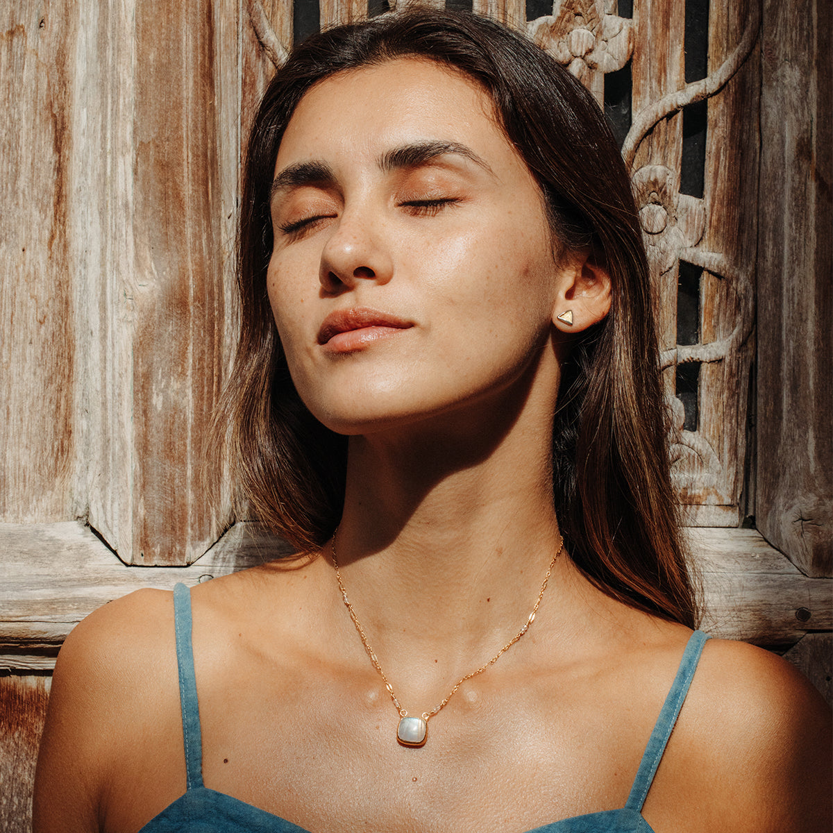 Rainbow Moonstone Necklace