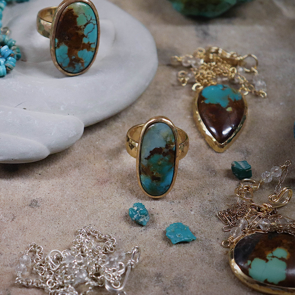 Royston Turquoise Ring