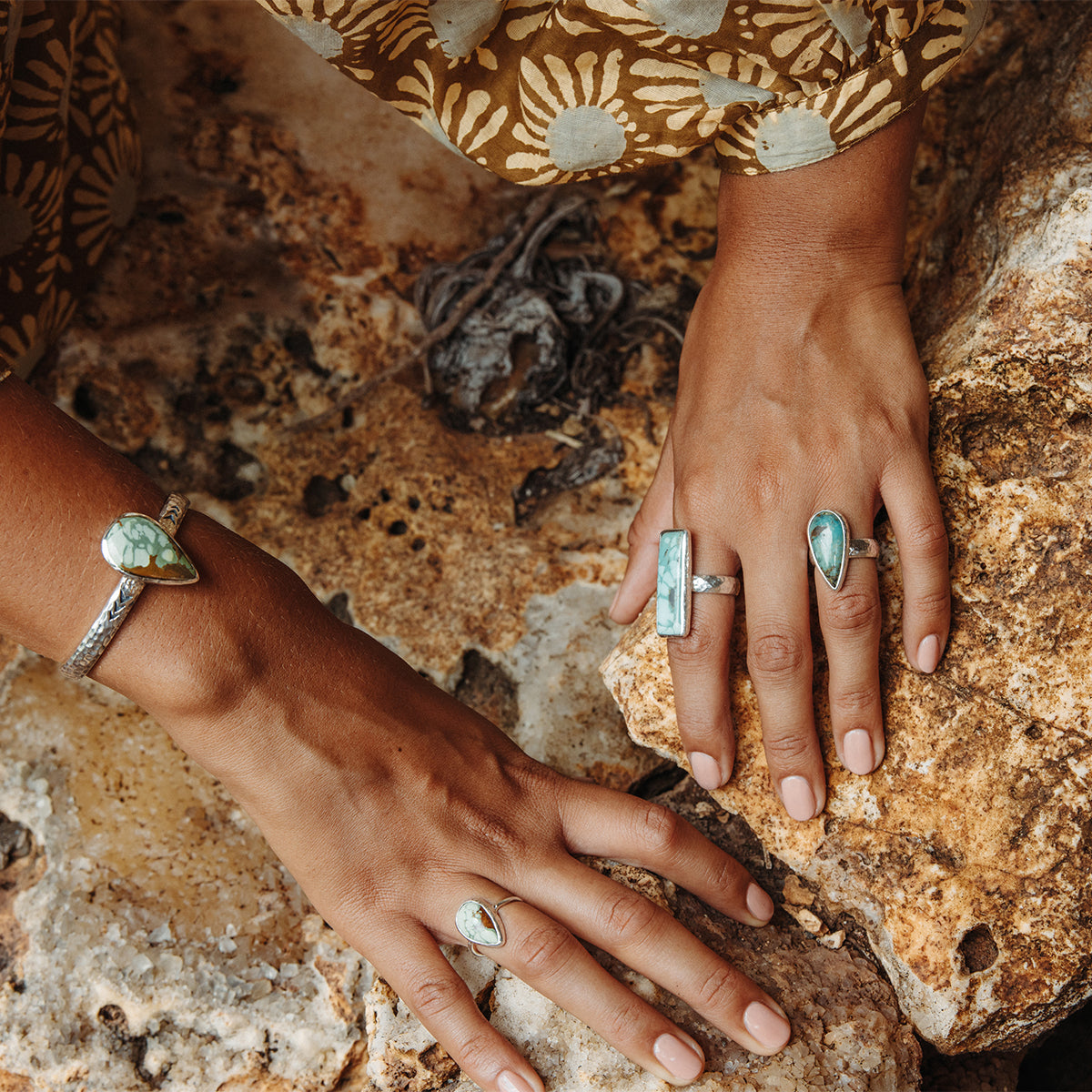 Royston Turquoise Elfin Ring