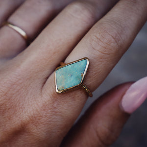 Boulder Opal Elfin Ring