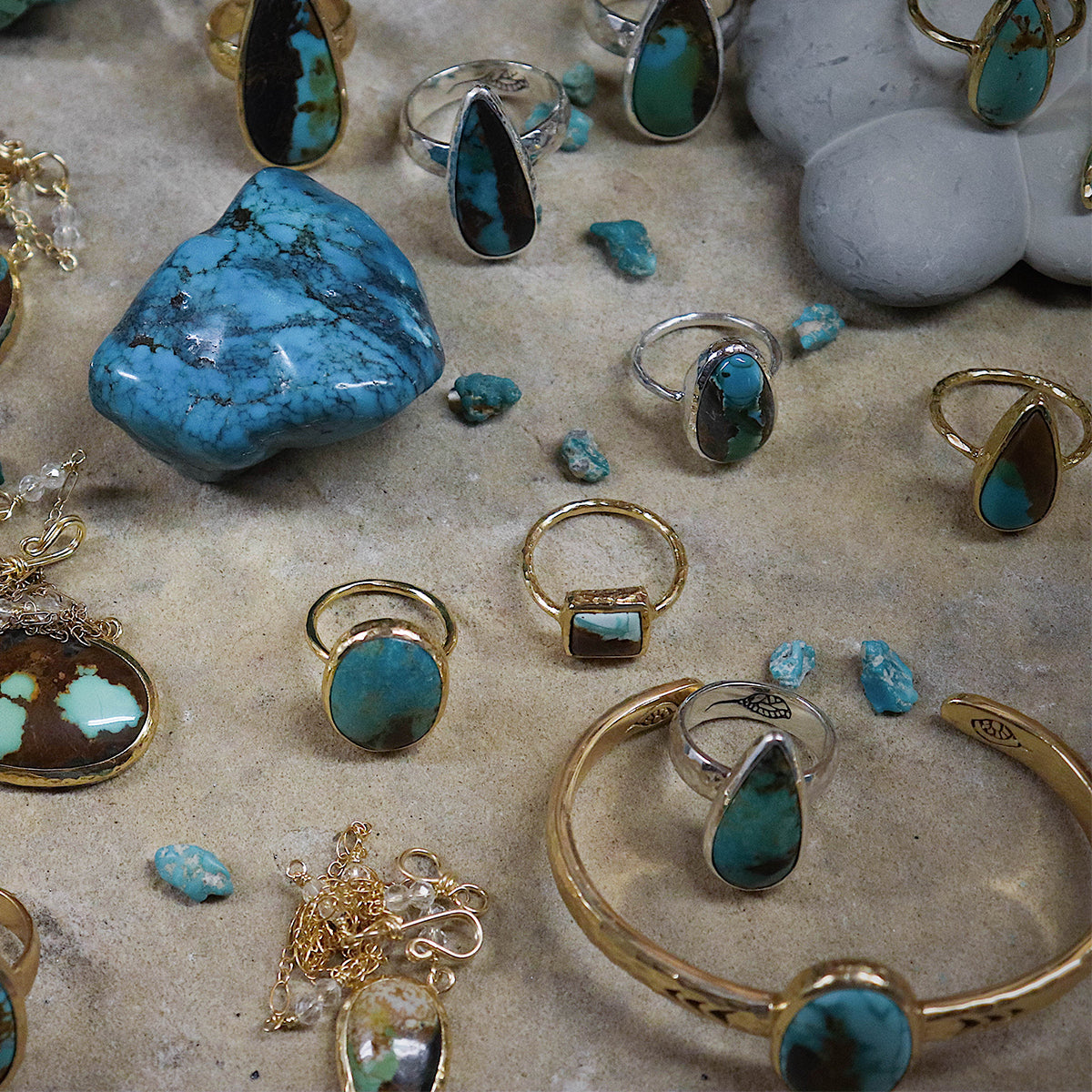 Royston Turquoise Elfin Ring