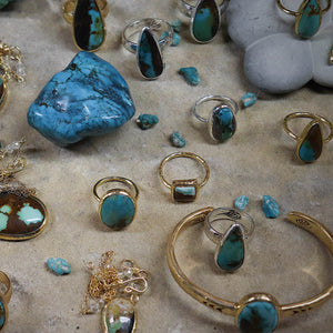 Royston Turquoise Elfin Ring