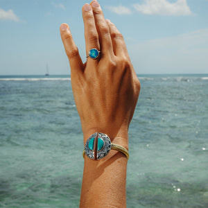 Andean Opal Elfin Ring