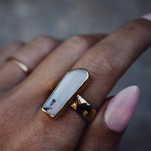 Boulder Opal Ring