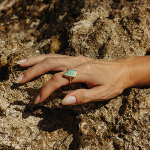 Boulder Opal Elfin Ring