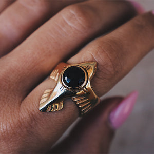 As Above Ring || Obsidian