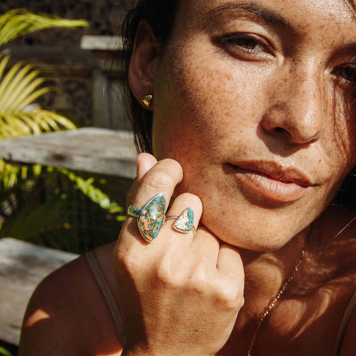 Copper Chrysocolla Ring