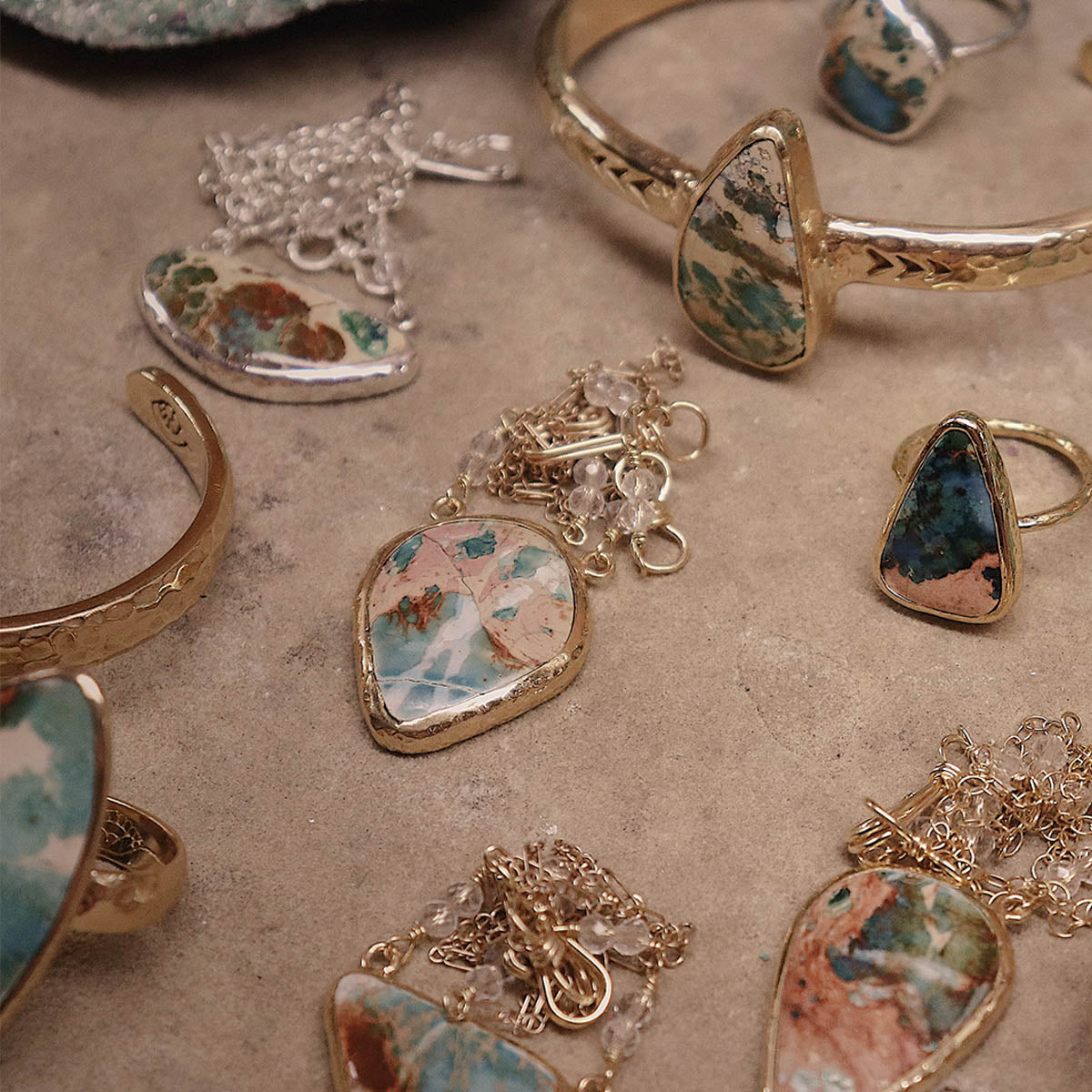 Copper Chrysocolla Necklace