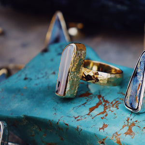 Boulder Opal Ring