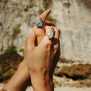 Boulder Opal Ring