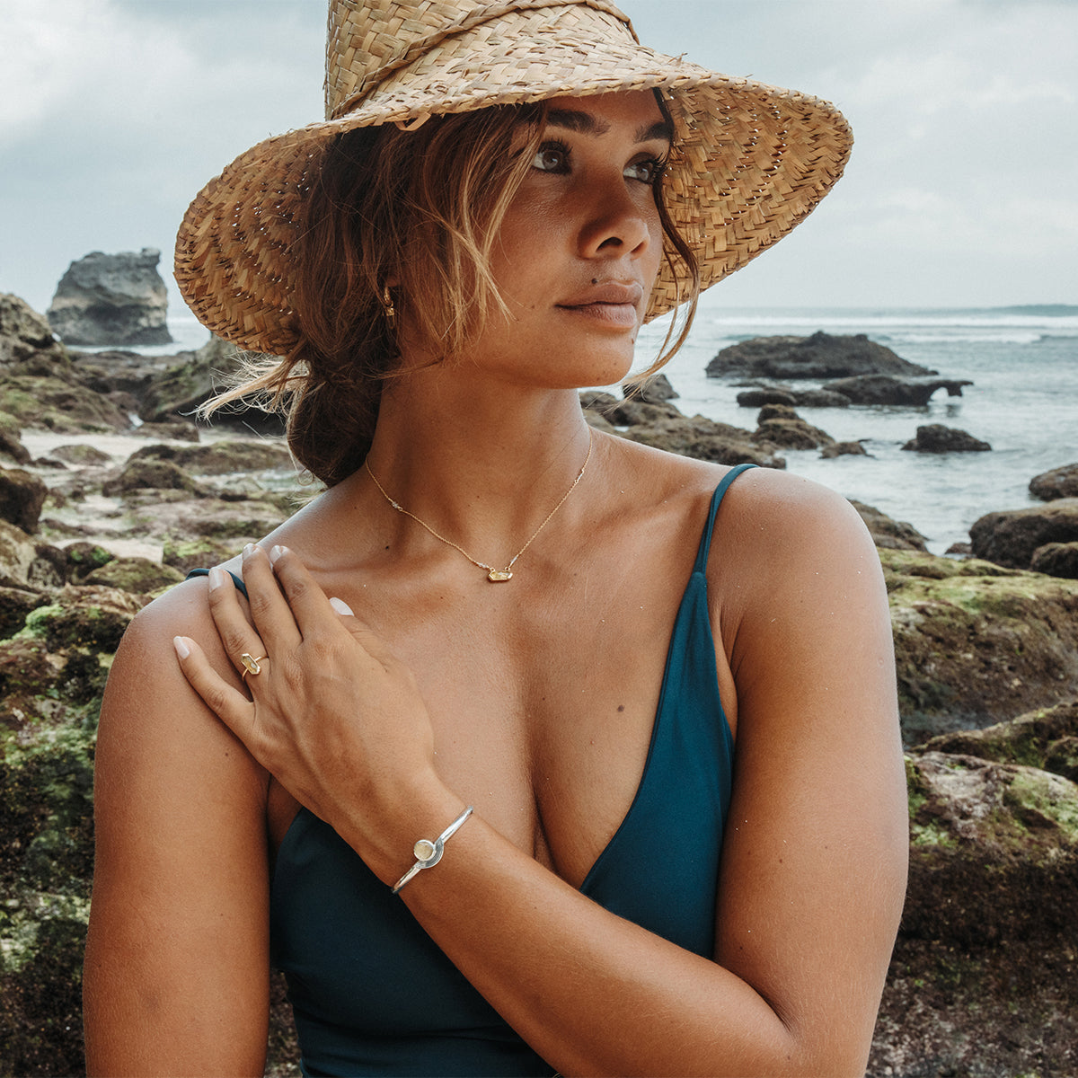 Be Open Cuff || Citrine