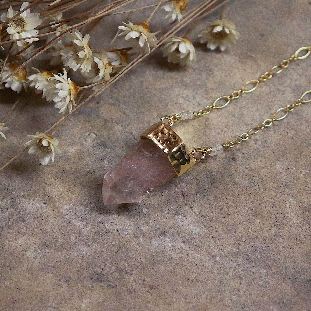 Rose Phantom Wand Necklace