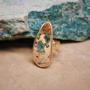Copper Chrysocolla Ring