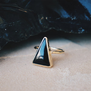 Obsidian Elfin Ring